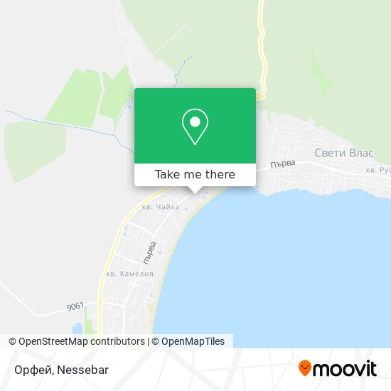 Орфей map