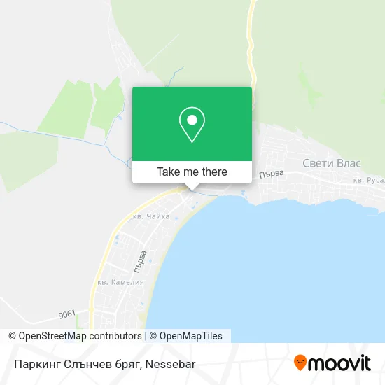 Карта Паркинг Слънчев бряг