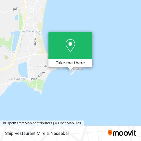 Ship Restaurant Mirela map