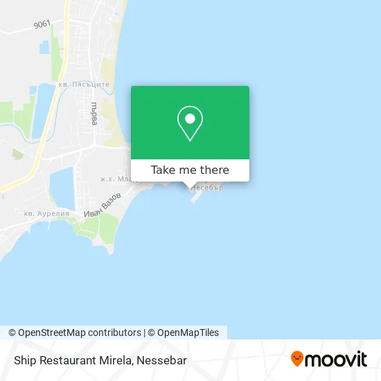 Карта Ship Restaurant Mirela