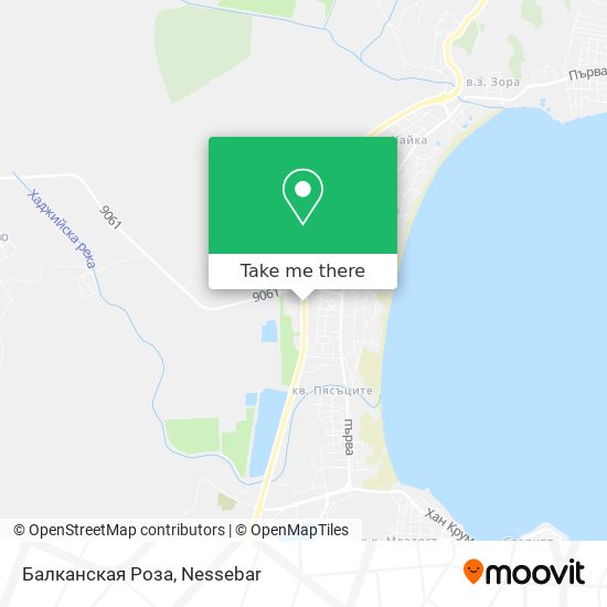 Карта Балканская Роза