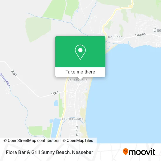 Карта Flora Bar & Grill Sunny Beach