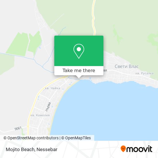 Mojito Beach map