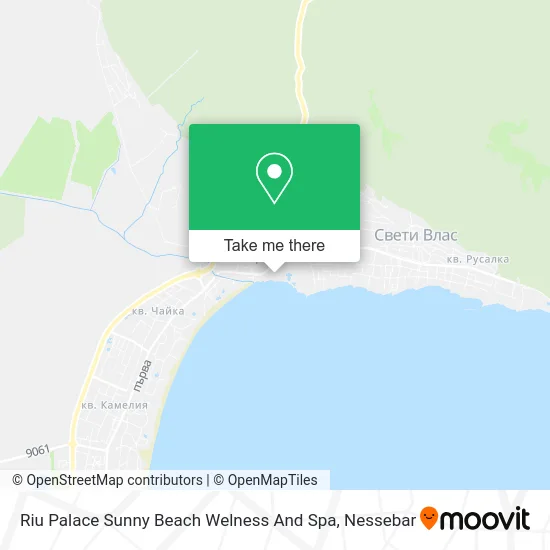 Riu Palace Sunny Beach Welness And Spa map