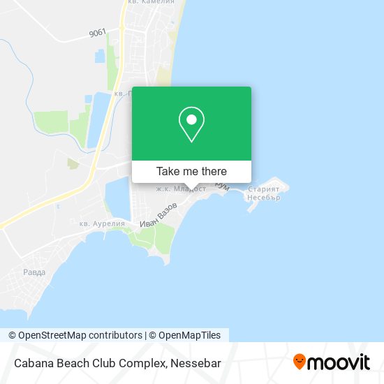 Карта Cabana Beach Club Complex