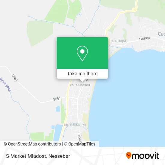 Карта S-Market Mladost