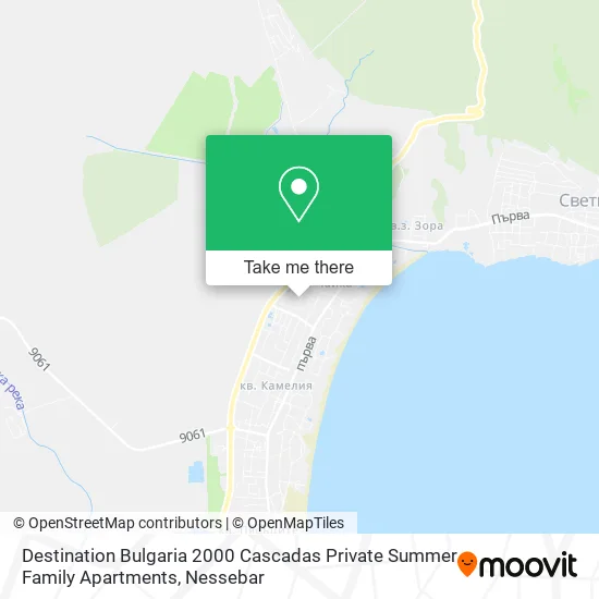 Карта Destination Bulgaria 2000 Cascadas Private Summer Family Apartments