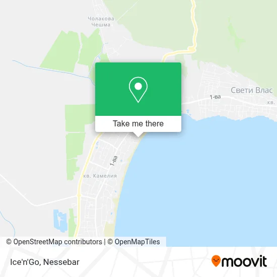 Ice'n'Go map