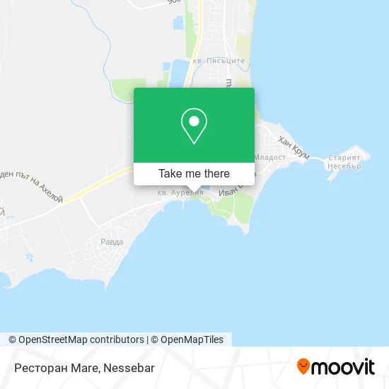 Карта Ресторан Mare