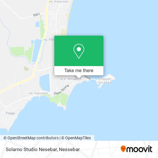 Solarno Studio Nesebar map