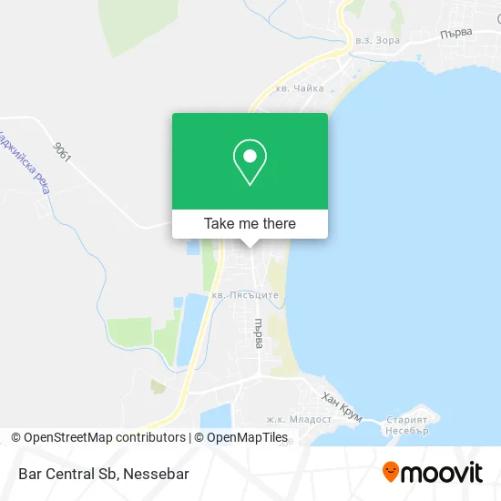 Карта Bar Central Sb