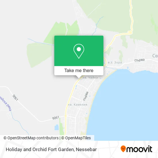 Карта Holiday and Orchid Fort Garden