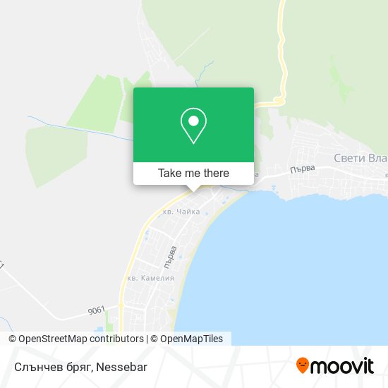 Слънчев бряг map