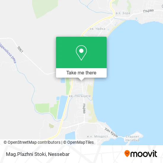 Карта Mag.Plazhni Stoki