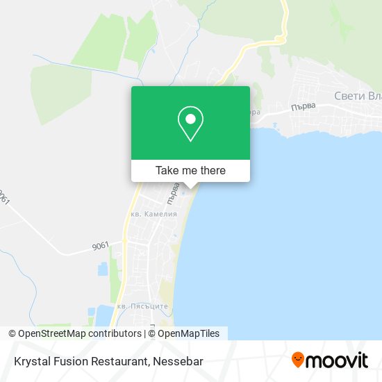 Krystal Fusion Restaurant map