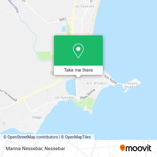 Карта Marina Nessebar