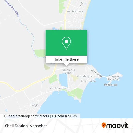 Shell Station map