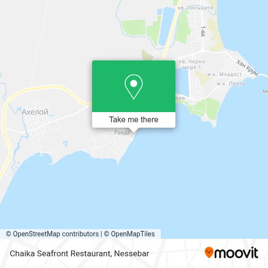 Chaika Seafront Restaurant map