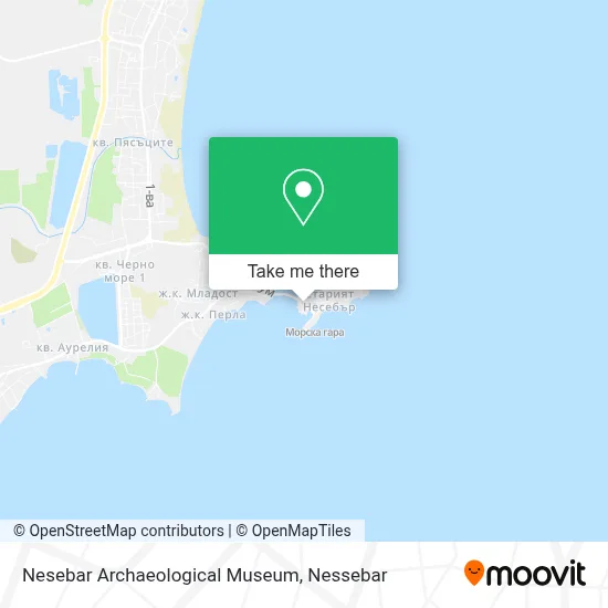 Nesebar Archaeological Museum map
