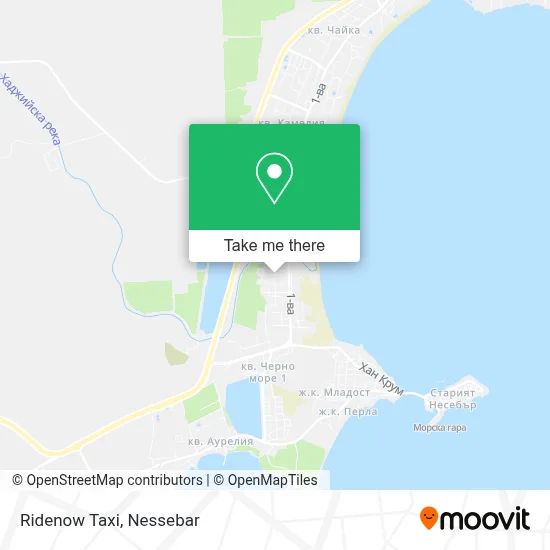 Ridenow Taxi map
