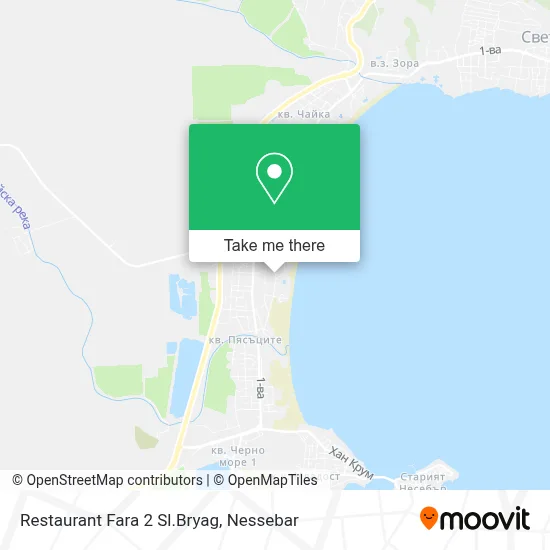 Restaurant Fara 2 Sl.Bryag map
