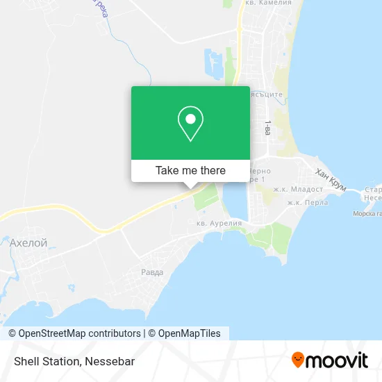 Shell Station map