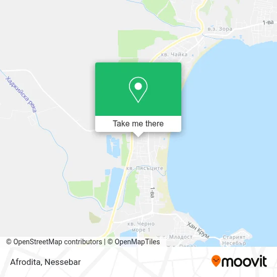 Afrodita map