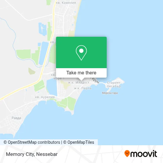 Memory City map