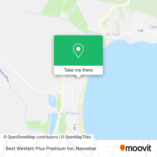 Best Western Plus Premium Inn map