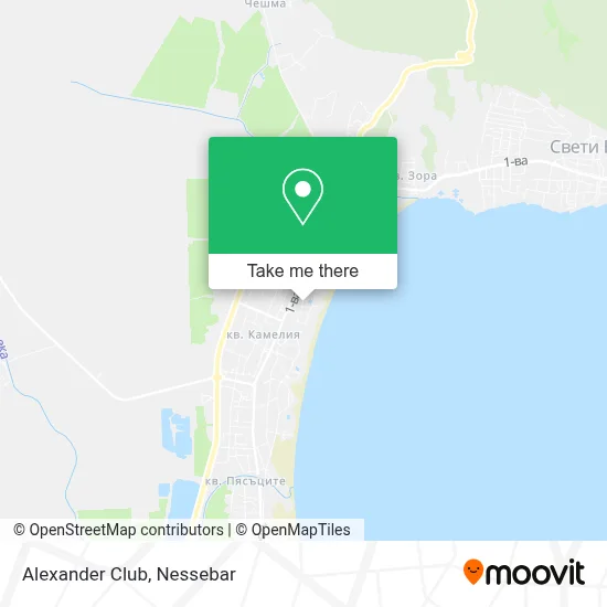 Alexander Club map