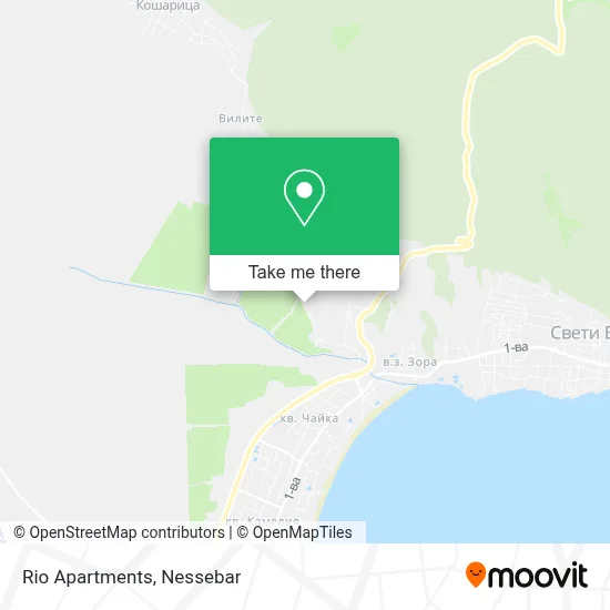Rio Apartments map
