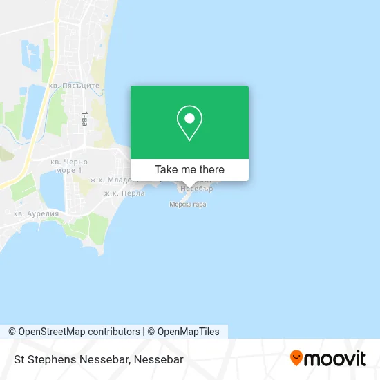 St Stephens Nessebar map