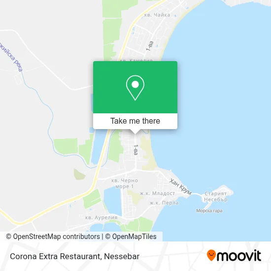 Corona Extra Restaurant map