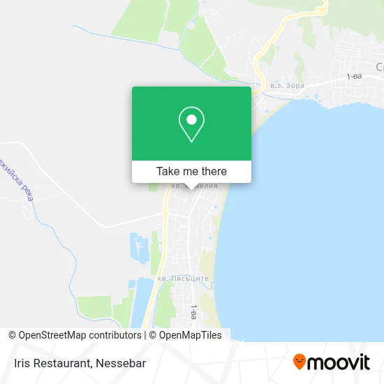 Iris Restaurant map