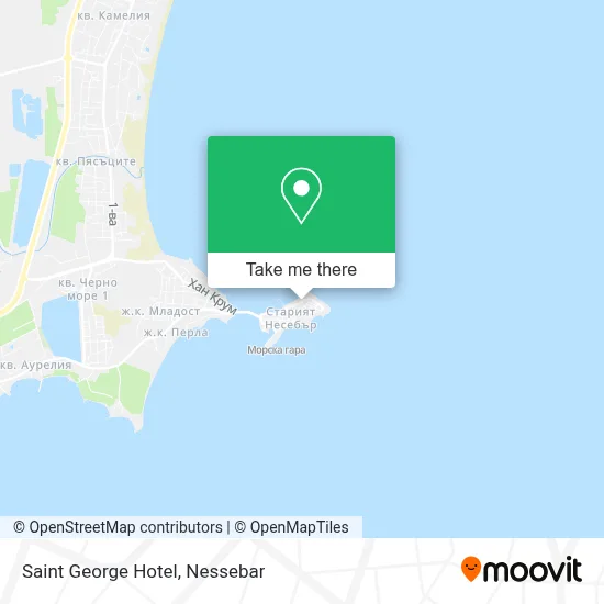 Saint George Hotel map