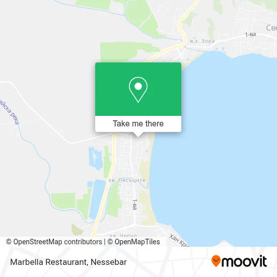 Marbella Restaurant map