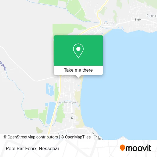 Pool Bar Fenix map
