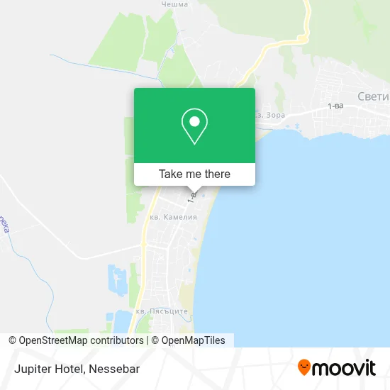 Jupiter Hotel map