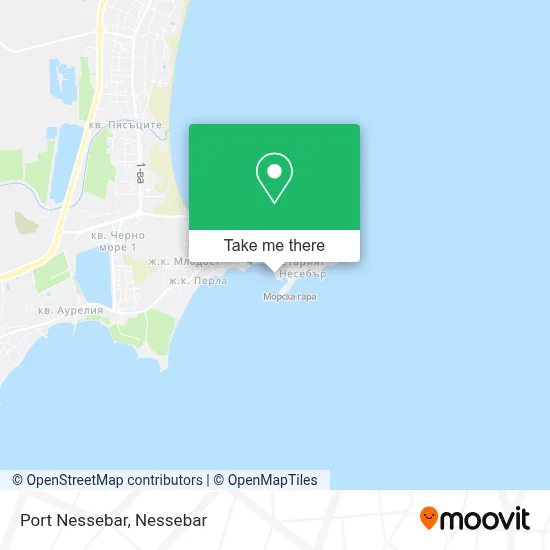 Port Nessebar map