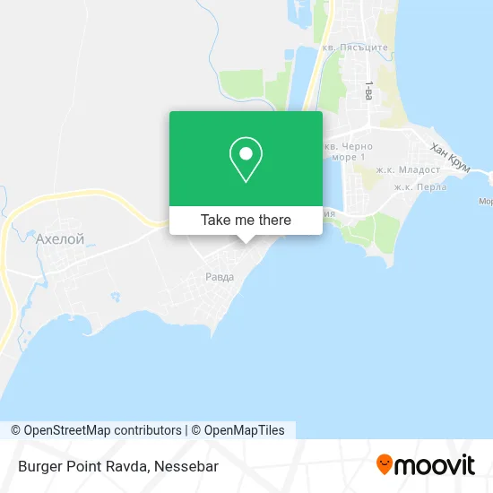 Burger Point Ravda map