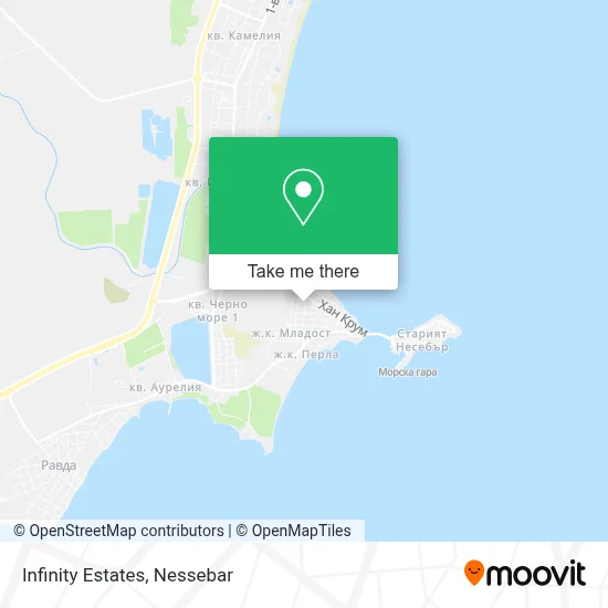 Infinity Estates map