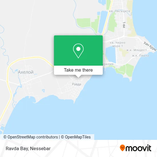 Ravda Bay map