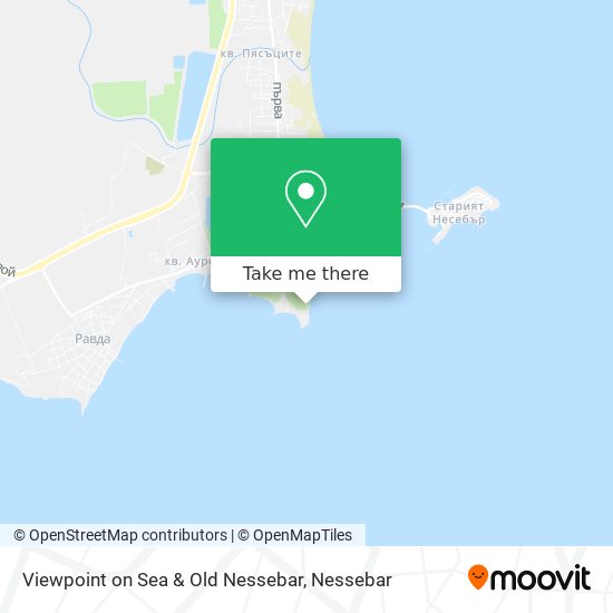 Viewpoint on Sea & Old Nessebar map