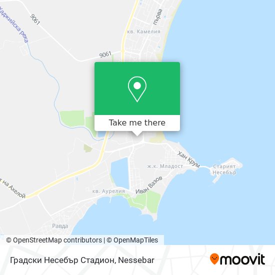 Градски Несебър Стадион map