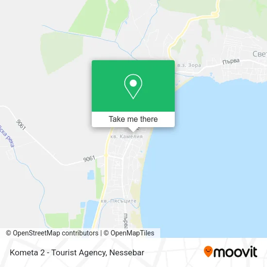 Карта Kometa 2 - Tourist Agency