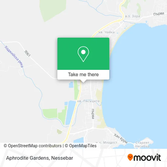 Aphrodite Gardens map