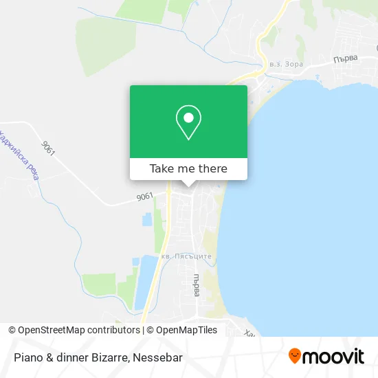 Карта Piano & dinner Bizarre