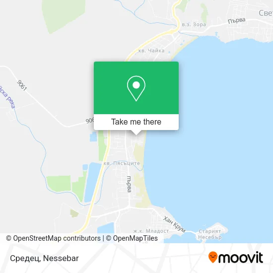 Средец map