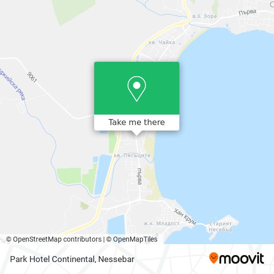 Park Hotel Continental map