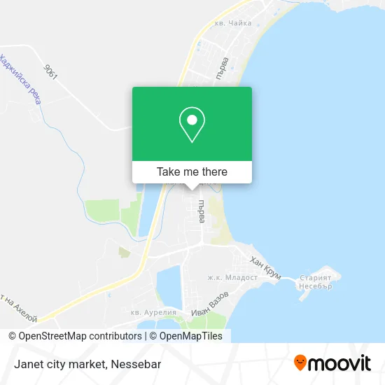 Карта Janet city market
